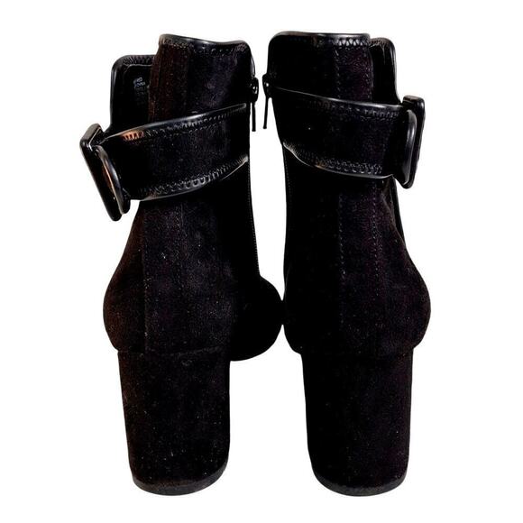 Croft & Barrow Loretta Suede She Boots Buckle Side Zip Sz 9.5 - Picture 4 of 7
